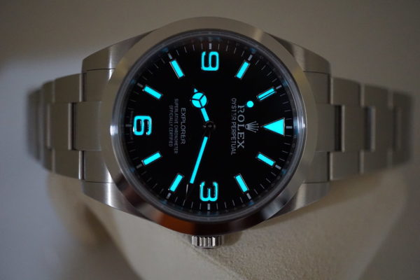 Rolex 214270 EXPLORER I FULL LUME DIAL 39MM 2018 WARRANTY FULL SET - Image 11