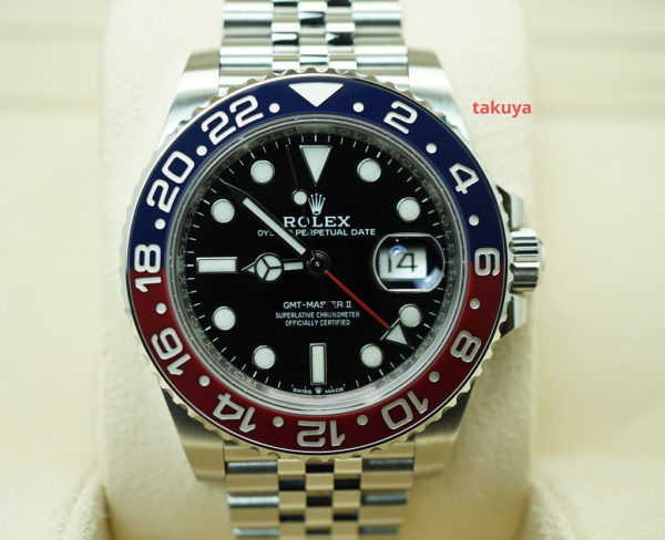 Rolex 126710BLRO PEPSI GMT MASTER II RED BLUE BEZEL JUBILEE 2019 FULL SET