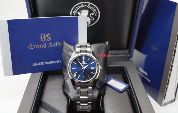 NEW GRAND SEIKO Heritage QUARTZ SBGP005 BLUE DIAL 2021 FULL SET - Image 2