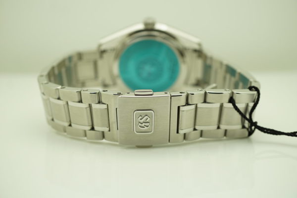 NEW GRAND SEIKO Heritage QUARTZ SBGP005 BLUE DIAL 2021 FULL SET - Image 7