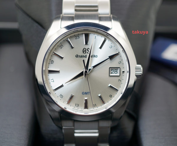 NEW GRAND SEIKO Heritage QUARTZ GMT SBGN011 SILVER DIAL 2021 FULL SET