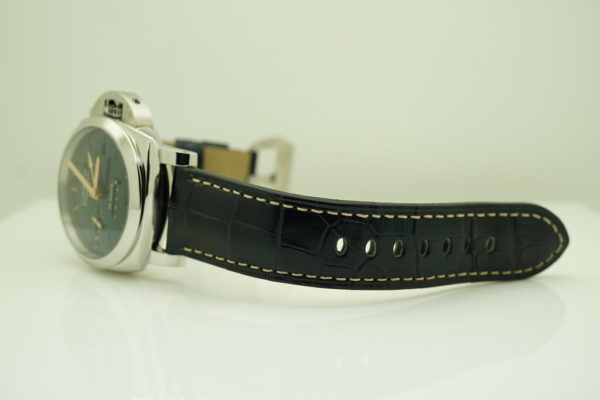Panerai PAM 689 LUMINOR 1950 10 DAYS GMT SUNBURST BLUE DIAL 44MM FULL SET - Image 5
