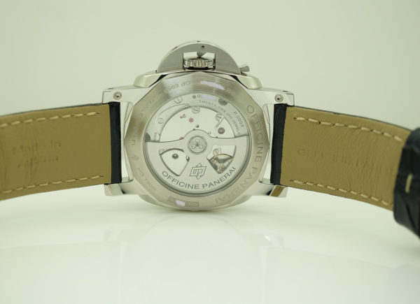 Panerai PAM 689 LUMINOR 1950 10 DAYS GMT SUNBURST BLUE DIAL 44MM FULL SET - Image 7