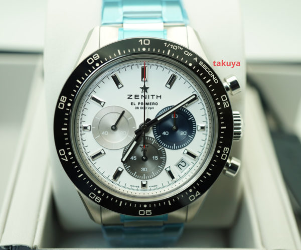 BRAND NEW ZENITH CHRONOMASTER SPORT EL PRIMERO Caliber 3600 WHITE DIAL BRACELET 2021 FULL SET