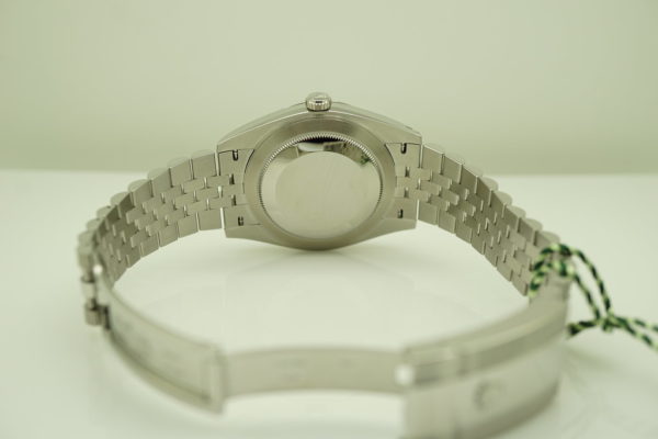 BRAND NEW Rolex 126334 DATEJUST 41 FLUTED BEZEL SILVER STICK DIAL JUBILEE BAND 2021 FULL SET - Image 8