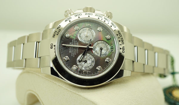 BRAND NEW Rolex 116509 COSMOGRAPH DAYTONA 18K WG BLACK MOP DIAMONDS DIAL 2021 FULL SET - Image 10