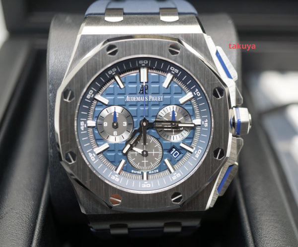 Audemars PIGUET ROYAL OAK OFFSHORE 26480TI NEW BLUE DIAL 2020 42MM FULL SET