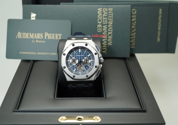 Audemars PIGUET ROYAL OAK OFFSHORE 26480TI NEW BLUE DIAL 2020 42MM FULL SET - Image 2