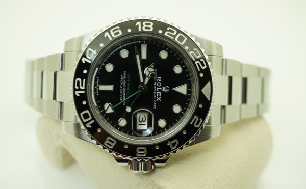 Rolex 116710LN GMT MASTER II BLACK CERAMIC BEZEL 2018 WARRANTY FULL SET - Image 9