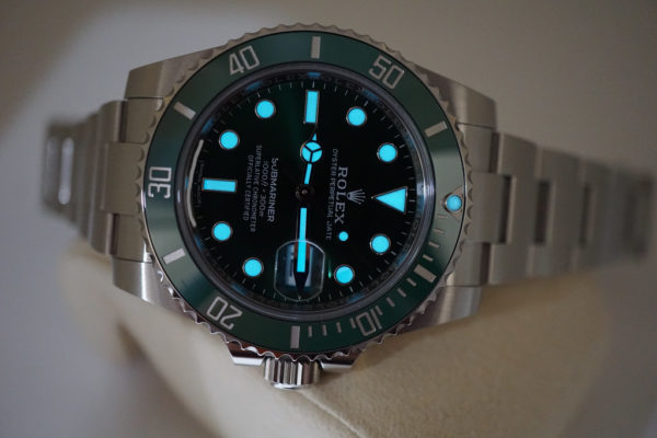 Rolex 116610LV SUBMARINER HULK GREEN DIAL 2018 WARRANTY FULL SET - Image 11
