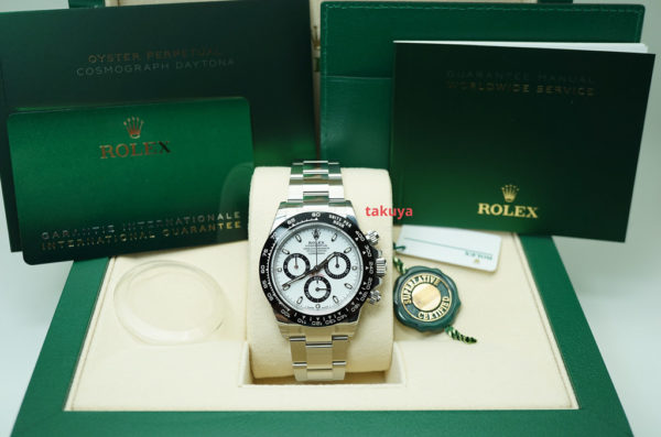 BRAND NEW Rolex 116500LN COSMOGRAPH DAYTONA CERAMIC WHITE DIAL STICKERS FULL SET - Image 2