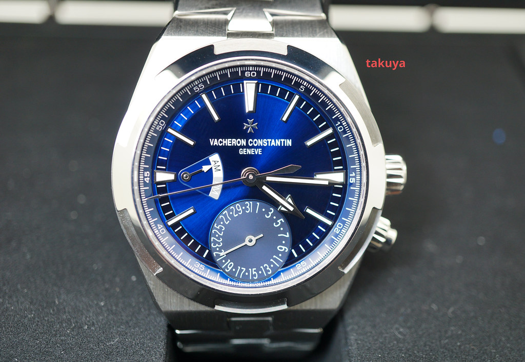 BRAND NEW Vacheron CONSTANTIN OVERSEAS DUAL TIME 7900V BLUE DIAL