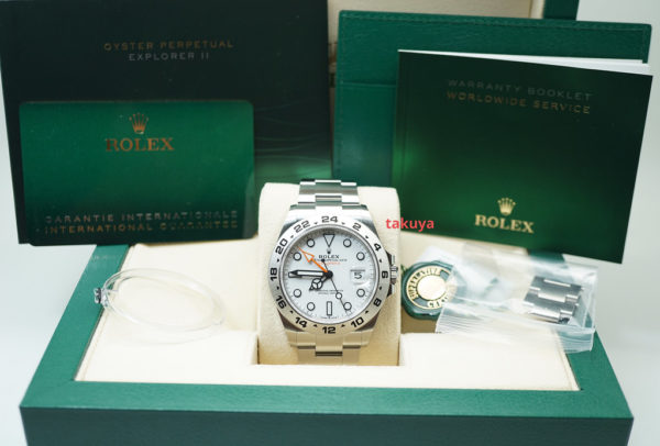 BRAND NEW Rolex 226570 EXPLORER 2 POLAR WHITE DIAL 42MM NEW 2021 MODEL FULL SET - Image 2