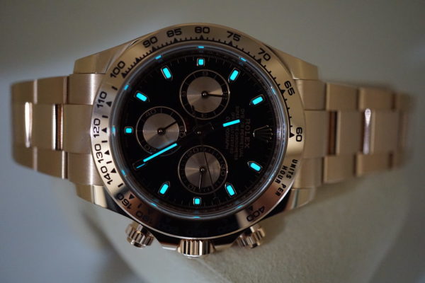 Rolex 116505 DAYTONA 18K ROSE GOLD BLACK DIAL 2018 WARRANTY FULL SET - Image 11