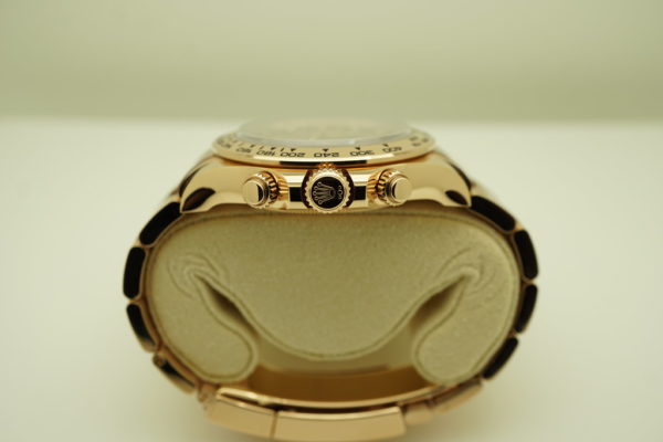 Rolex 116505 DAYTONA 18K ROSE GOLD BLACK DIAL 2018 WARRANTY FULL SET - Image 3