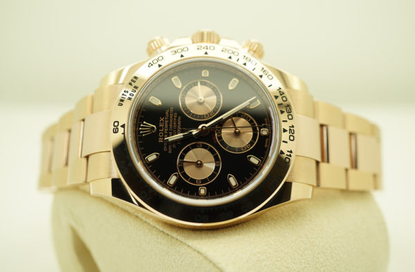 Rolex 116505 DAYTONA 18K ROSE GOLD BLACK DIAL 2018 WARRANTY FULL SET - Image 10