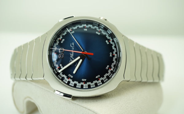 NEW H. Moser & Cie STREAMLINER FLYBACK CHRONOGRAPH FUNKY BLUE DIAL 2021 FULL SET - Image 11