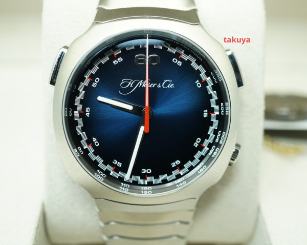 NEW H. Moser & Cie STREAMLINER FLYBACK CHRONOGRAPH FUNKY BLUE DIAL 2021 FULL SET