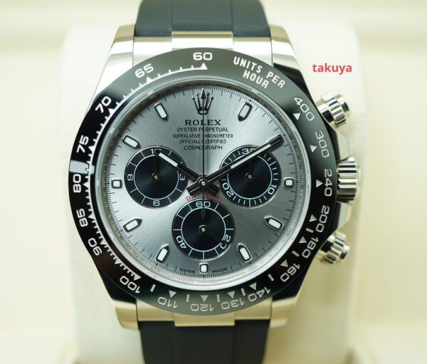 Rolex 116519LN DAYTONA 18K WHITE GOLD CERAMIC BEZEL OYSTERFLEX 2020 FULL SET