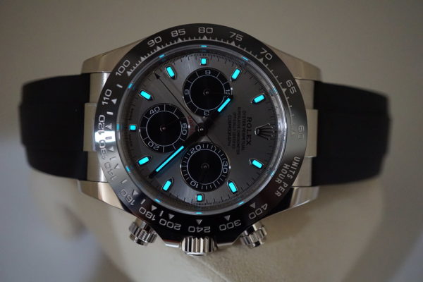 Rolex 116519LN DAYTONA 18K WHITE GOLD CERAMIC BEZEL OYSTERFLEX 2020 FULL SET - Image 9