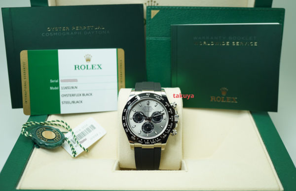 Rolex 116519LN DAYTONA 18K WHITE GOLD CERAMIC BEZEL OYSTERFLEX 2020 FULL SET - Image 2
