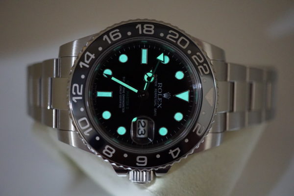 Rolex 116710 GMT MASTER II BLACK CERAMIC BEZEL V SERIAL FULL SET - Image 11