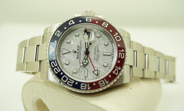 Rolex 126719BLRO 18K WG GMT MASTER II PEPSI BEZEL METEORITE DIAL 2020 FULL SET - Image 10