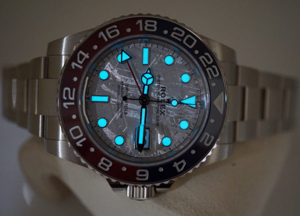 Rolex 126719BLRO 18K WG GMT MASTER II PEPSI BEZEL METEORITE DIAL 2020 FULL SET - Image 11