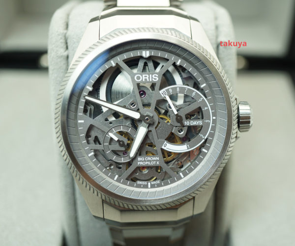 Oris BIG CROWN PROPILOT X CALIBRE 115 SKELETON TITANIUM BRACELET FULL SET