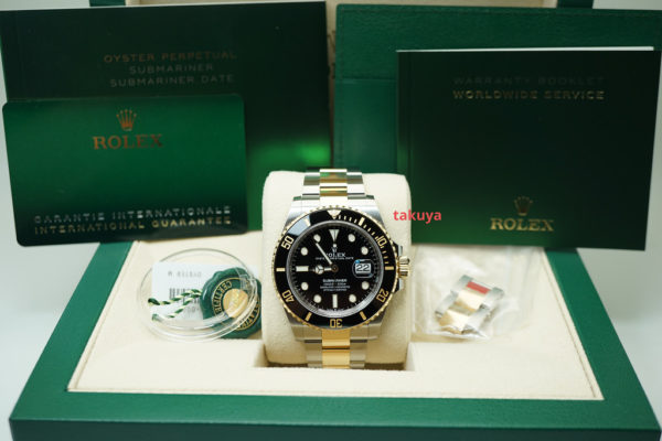 BRAND NEW Rolex 126613LN SUBMARINER 18K YG STEEL BLACK DIAL 41MM NEW MODEL 2021 FULL SET - Image 2