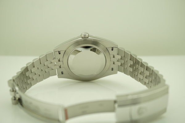 Rolex 126334 DATEJUST 41 FLUTED BEZEL WHITE ROMAN DIAL JUBILEE WARRANTY FULL SET - Image 8