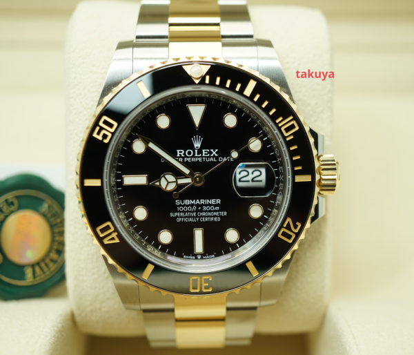 BRAND NEW Rolex 126613LN SUBMARINER 18K YG STEEL BLACK DIAL 41MM NEW MODEL 2021 FULL SET