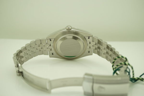 BRAND NEW Rolex 126334 DATEJUST 41 FLUTED BEZEL AZZURRO BLUE ROMAN DIAL JUBILEE 2021 FULL SET - Image 8