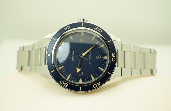 NEW Omega SEAMASTER 300M CO-AXIAL MASTER STAINLESS STEEL BLUE DIAL 2021 FULL SET - Image 10