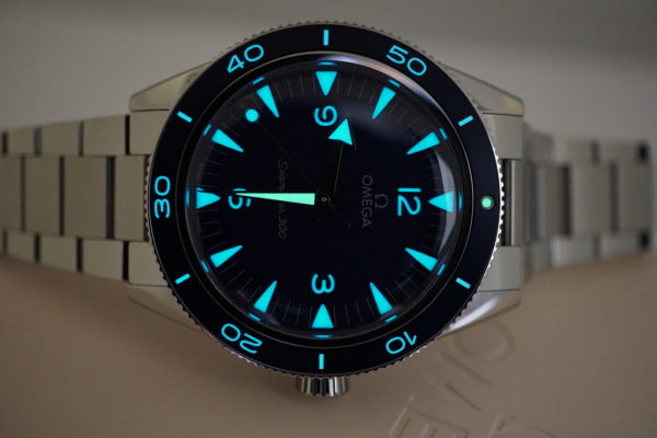 NEW Omega SEAMASTER 300M CO-AXIAL MASTER STAINLESS STEEL BLUE DIAL 2021 FULL SET - Image 11