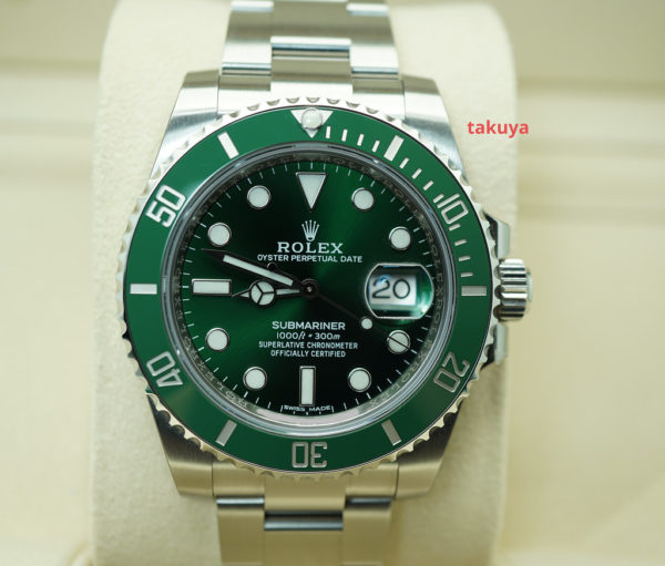 Rolex 116610LV SUBMARINER HULK GREEN DIAL 2020 WARRANTY FULL SET