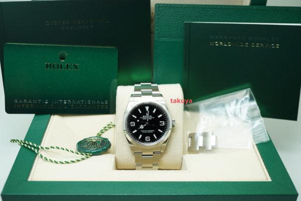 Rolex 124270 EXPLORER I FULL LUME DIAL 36MM NEW MODEL 2021 FULL SET - Image 2