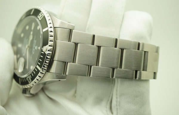 Rolex 16610 SUBMARINER DATE STAINLESS STEEL K SERIAL LUG HOLES CASE FULL SET - Image 6