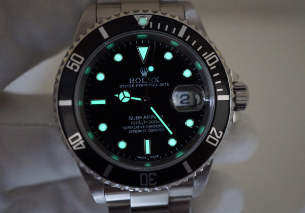 Rolex 16610 SUBMARINER DATE STAINLESS STEEL K SERIAL LUG HOLES CASE FULL SET - Image 12