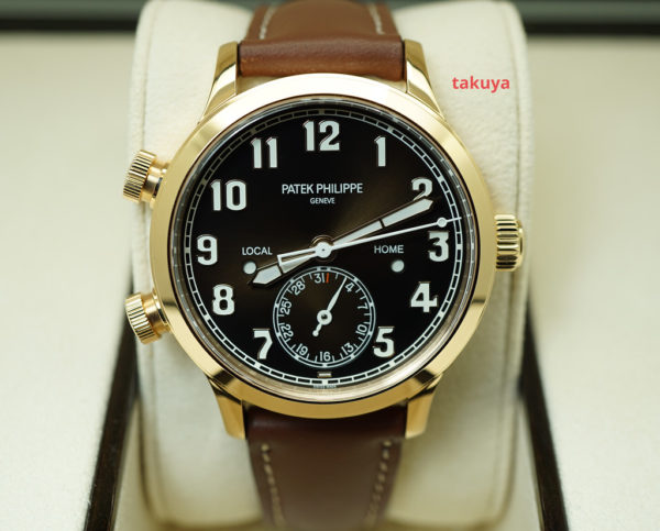 Patek PHILIPPE 7234R 18K ROSE GOLD CALATRAVA PILOT TRAVEL TIME COMPLETE SET
