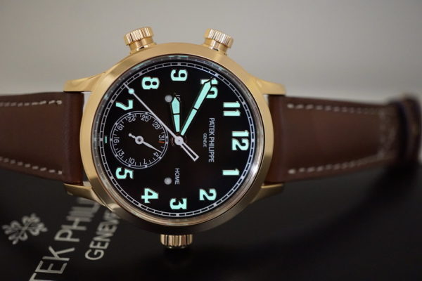 Patek PHILIPPE 7234R 18K ROSE GOLD CALATRAVA PILOT TRAVEL TIME COMPLETE SET - Image 10