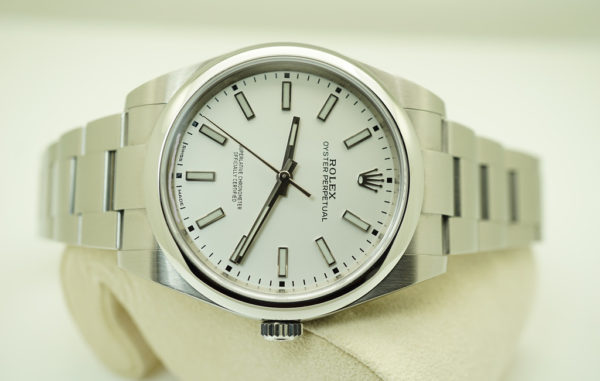 Rolex 114300 OYSTER PERPETUAL NO DATE WHITE DIAL 39MM 2018 WARRANTY FULL SET - Image 9