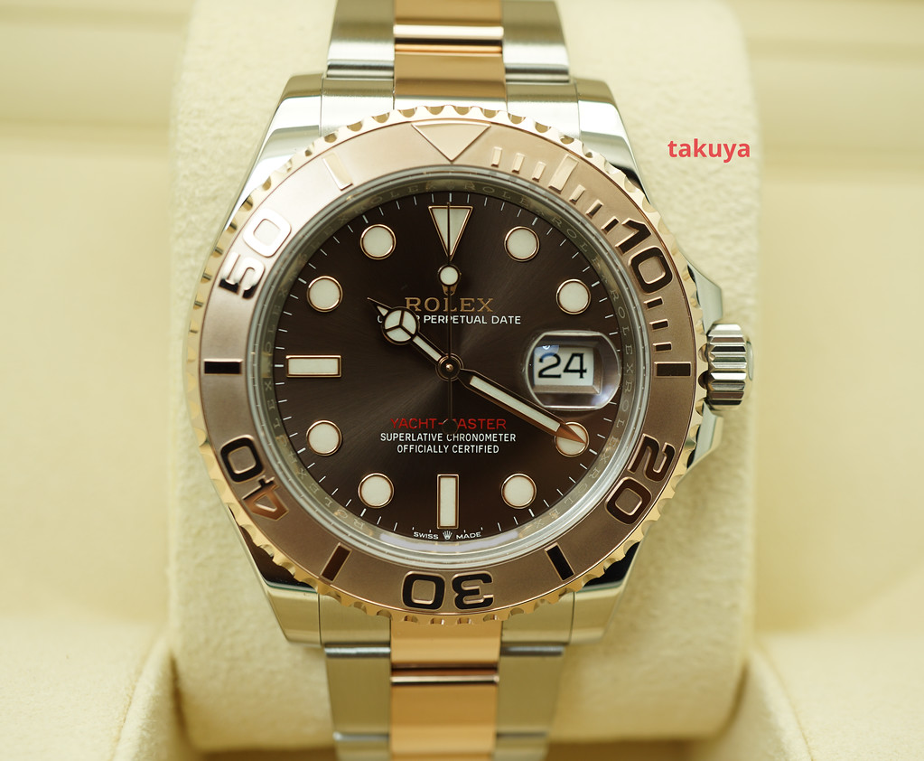 Rolex 126621 YACHTMASTER 18K ROSE GOLD STEEL CHOCOLATE DIAL 40MM 2020 ...