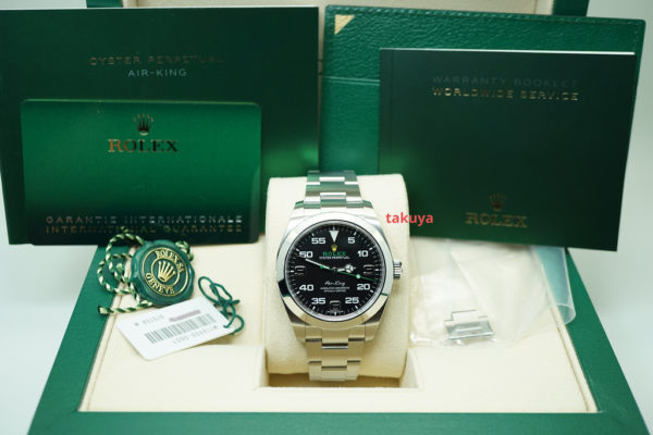 Rolex 116900 AIR KING STAINLESS STEEL 40MM 2021 WARRANTY COMPLETE SET - Image 2