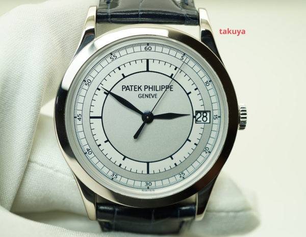 Patek PHILIPPE 5296G CALATRAVA SECTOR DIAL WHITE GOLD AUTOMATIC 38MM FULL SET