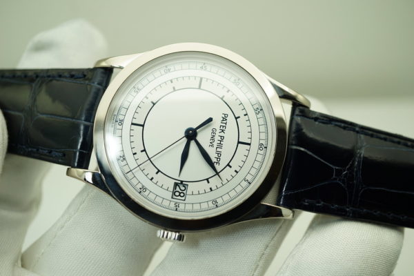 Patek PHILIPPE 5296G CALATRAVA SECTOR DIAL WHITE GOLD AUTOMATIC 38MM FULL SET - Image 9