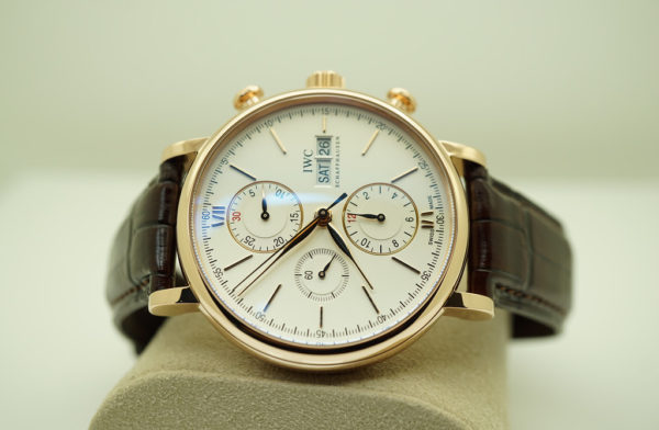 IWC PORTOFINO CHRONOGRAPH ROSE GOLD IW391025 42MM 2020 WARRANTY FULL SET - Image 9