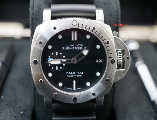 Panerai PAM 682 LUMINOR SUBMERSIBLE 1950 42MM 3 DAY T SERIES SAPPHIRE CASEBACK FULL SET