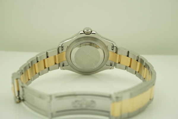 Rolex 16623 YACHTMASTER 2 TONE 18K YG SS BLUE DIAL 40MM SERVICED FULL SET - Image 9