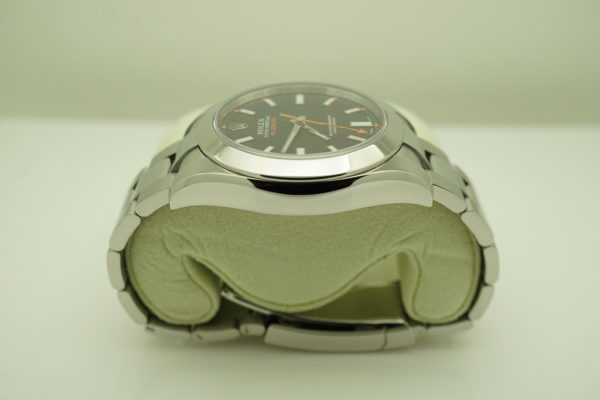 Rolex 116400 MILGAUSS STAINLESS STEEL BLACK DIAL 2007 40MM FULL SET - Image 4
